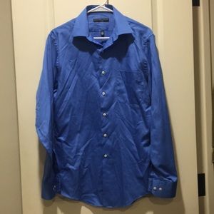 Geoffrey Beene mens Button Down Fitted collared Dress Shirt size 15 1/2 (34/35)